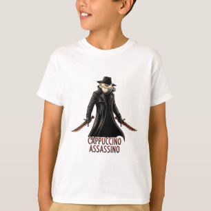 Cappuccino Assassino T - Shirt   Dunkler Spaß Ital