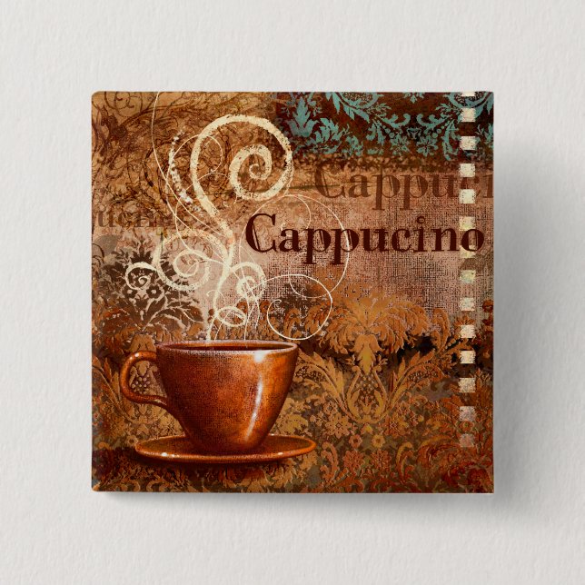 Cappuccino Button (Vorderseite)