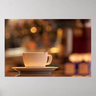 Cappuccino coffee, Venedig, Italien Poster