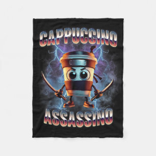 Cappuccino Ino Brainrot Italian Meme Fleecedecke