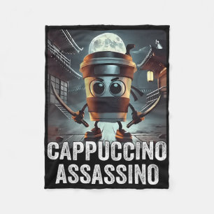 Cappuccino Ino, Italienisch Brainrot Meme, Espress Fleecedecke