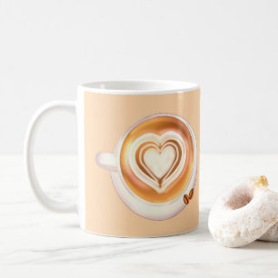 Cappuccino-Kaffee Kaffeetasse