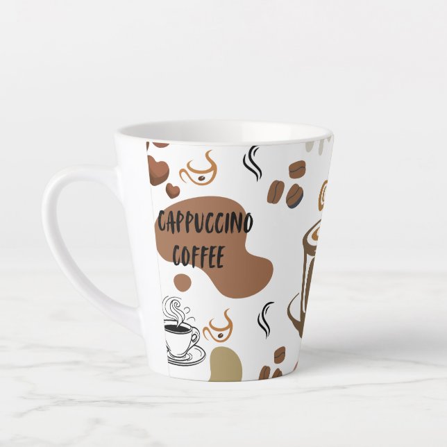 Cappuccino Kaffee  Milchtasse (Links)