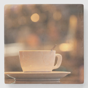 Cappuccino-Kaffee, Venedig, Italien Steinuntersetzer