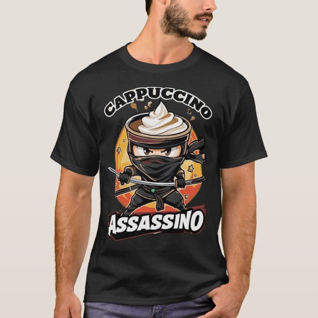 Cappuccino Monument Obelisk T-Shirt (Vorderseite)