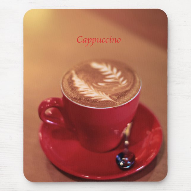 Cappuccino Mousepad (Vorne)