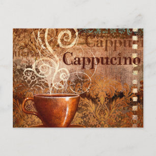 Cappuccino Postkarte