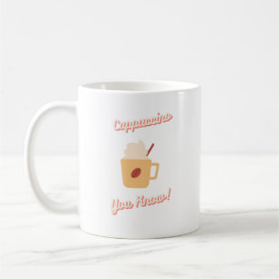 Cappuccino Sie wissen Kaffeetasse