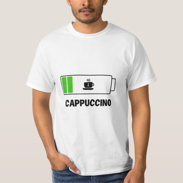 'CAPPUCCINO -simple unique typography T-Shirt (Vorderseite)