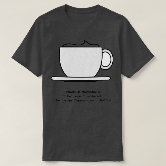 Cappuccino T-Shirt (Design vorne)