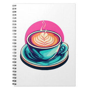 Cappuccino-Tasse Notizblock