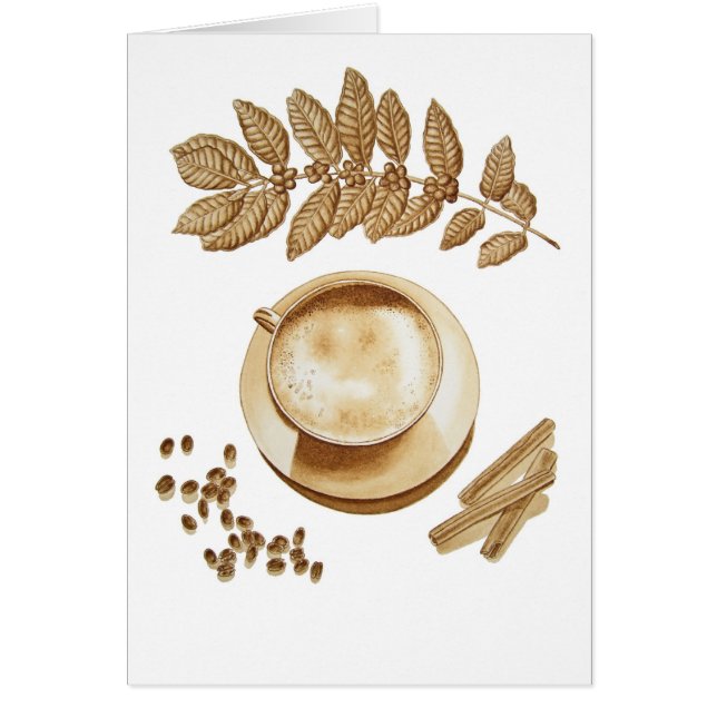 Cappuccino und Zimt (Vorne)