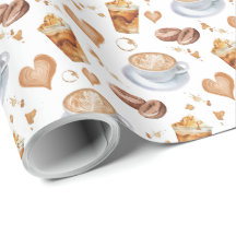Cappuccino Wrapping Paper