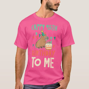 Cappy 95th Birthday To Me Capybara Thema Geburtsta T-Shirt