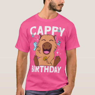 Cappy Birthday Bday Capybara 10. Geburtstag Capyba T-Shirt