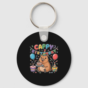 Cappy Geburtstag Capybara Liebhaber Mädchen Junge Schlüsselanhänger