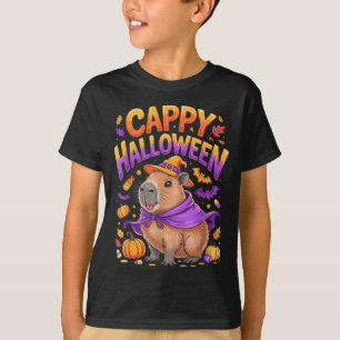 Cappy Halloween Capybara Hexe T-Shirt