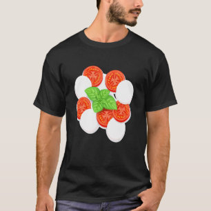 Caprese Morzarella I Tomaten Gemüse Gärtner T-Shirt