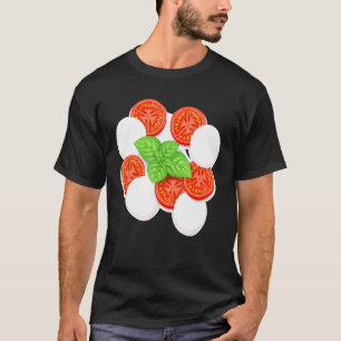 Caprese Morzarella I Tomaten Gemüse Gärtner T-Shirt