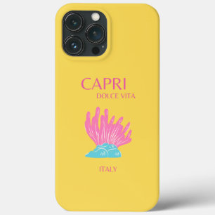 Capri Dolce Vita, Travel Art, Gelb Case-Mate iPhone Hülle