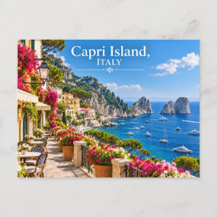 Capri Insel Italien Küsten Reise Postkarte