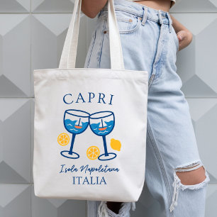 Capri Isola Napoletana - Küste Italien Sommer Tragetasche