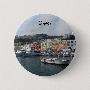 Capri, Italien Button