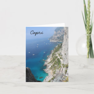 Capri, Italien Karte