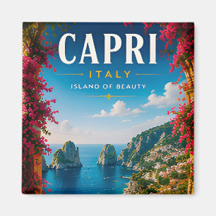 🏝️ Capri Italien Küstenflucht-Homedekor 🌺 Magnet
