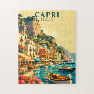 Capri Italien Marina Grande Hafen Souvenir Puzzle