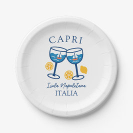Capri-Italien-Party Pappteller