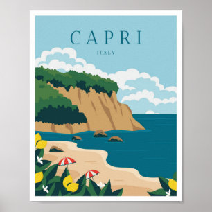 Capri Italien Poster