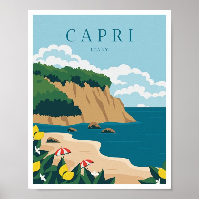 Capri Italien Poster (Vorne)