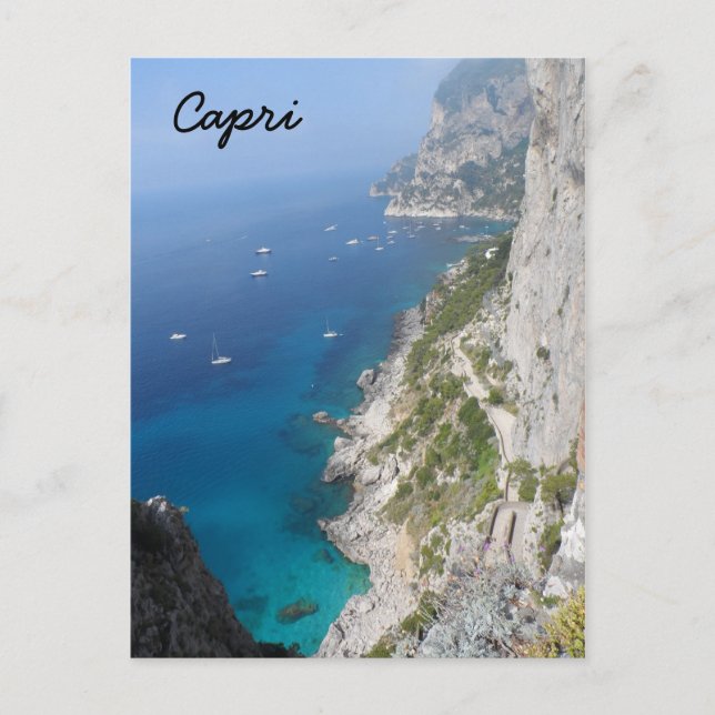 Capri, Italien Postkarte (Vorderseite)