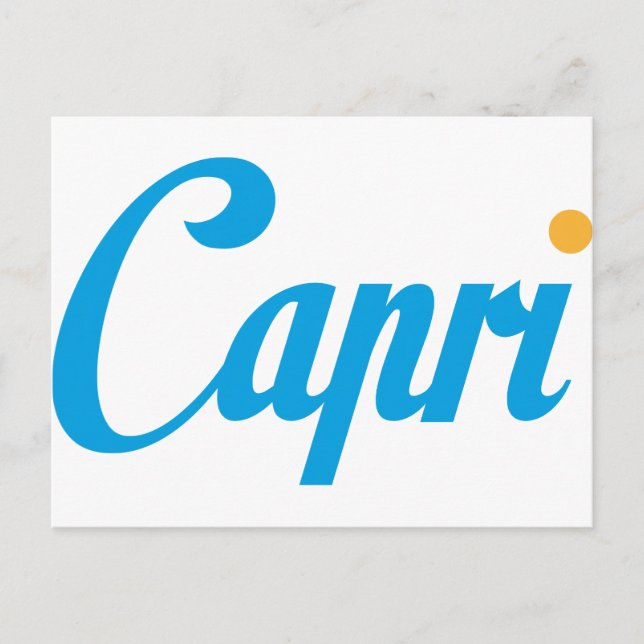 CAPRI Italien Postkarte (Vorderseite)