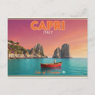 Capri, Italien Postkarte