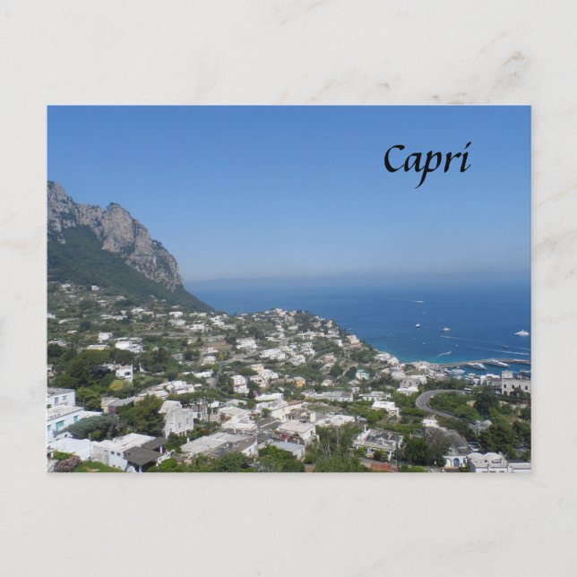 Capri, Italien Postkarte (Vorderseite)