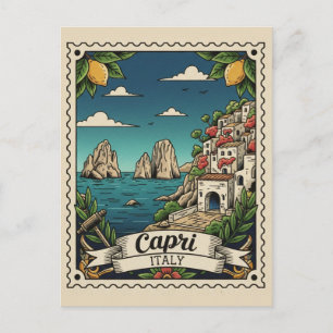 Capri Italien Reise Postkarte