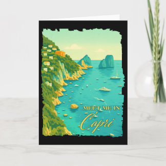 Capri Italien Reise Treffen Sie mich in Capri Ande Karte