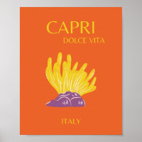 Capri, Italien, Reisen, Preppy, Orange