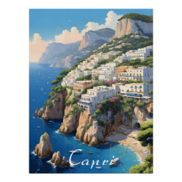 Capri Italien Reiseplakat Poster