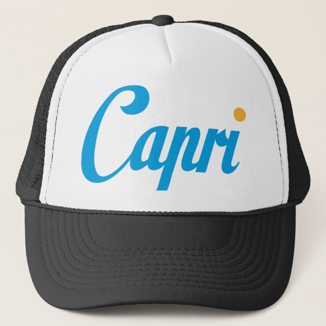 CAPRI Italien Truckerkappe (Vorderseite)