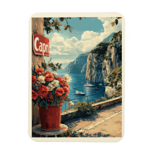 Capri, Italien Vintag Magnet