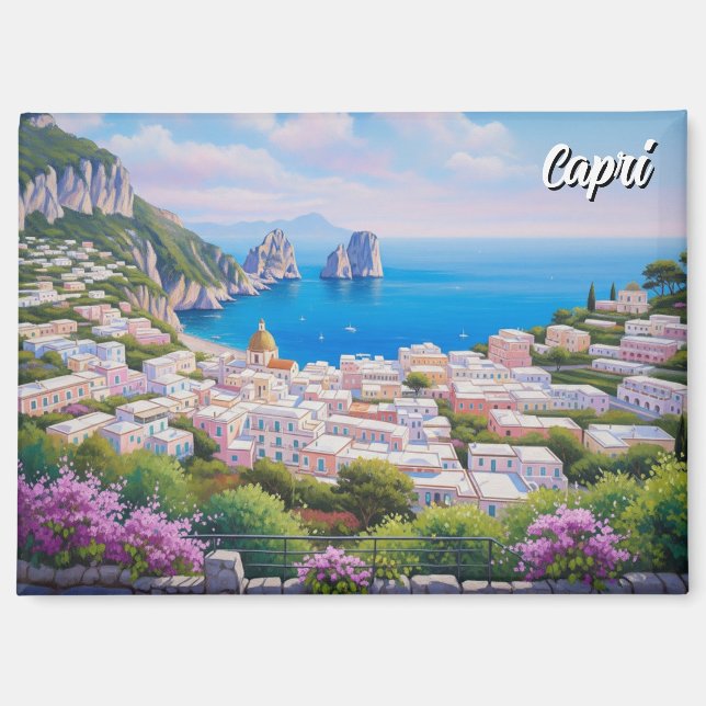 Capri Italy Travel Magnet (Vorderseite)