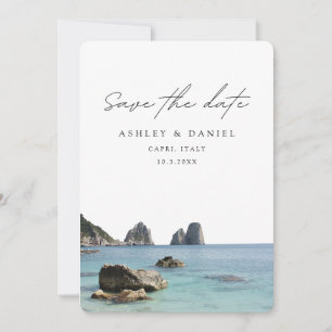 Capri Italy Wedding Save the Date Einladung