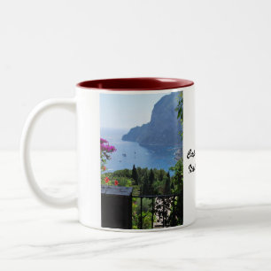 Capri Landschaft Zweifarbige Tasse