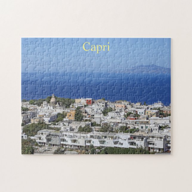 Capri Luftaufnahme Puzzle (Horizontal)