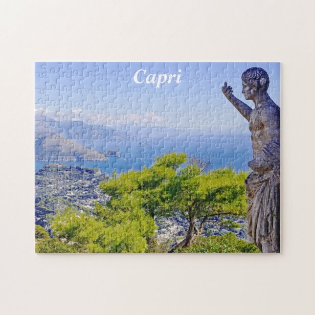 Capri Mountain View Puzzle (Horizontal)