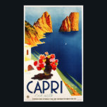CAPRI NAPLES ITALIEN Reiseplaner Vintag Art Deco Poster<br><div class="desc">Digital retuschiert und überarbeitet! Farbkorrigiert und Fehler entfernt! Hi Res Reproduktion Vintage Reise Poster Sammlung. Capri Italien Tourismus Förderung Vintage Poster.</div>