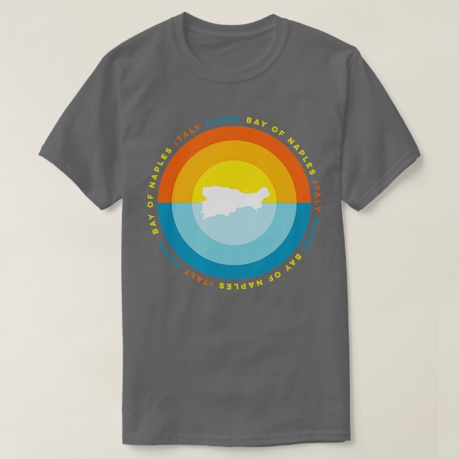 Capri Neapel Italien T-Shirt (Design vorne)